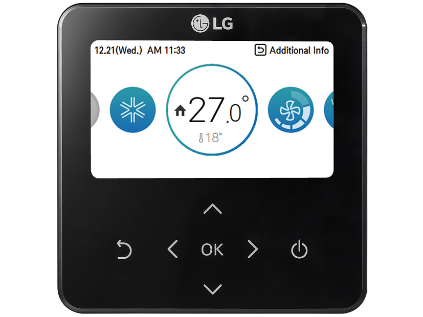 Индивидуальное управление LG Проводной пульт управления LG PREMTBB10 (черный) PREMTB100 (белый)
